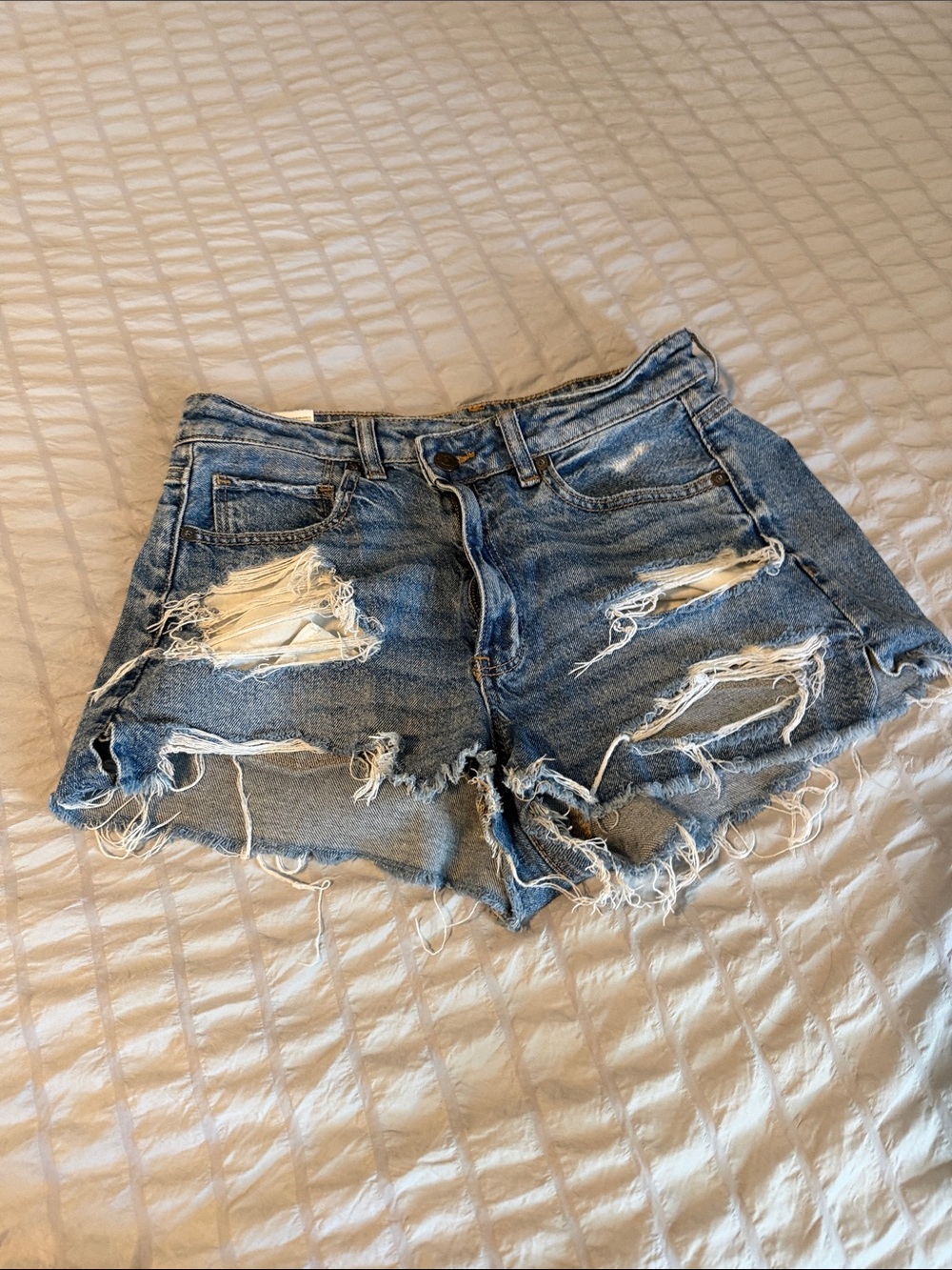 Denim shorts